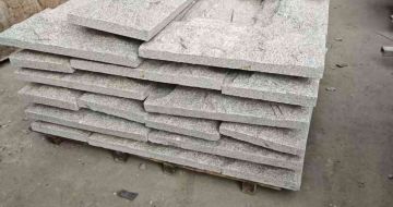 九江芝麻白蘑菇石，自然面