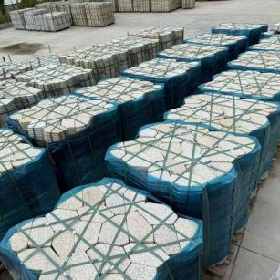 九江黄金麻冰裂纹 碎拼