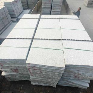 九江芝麻白毛板，石材毛板