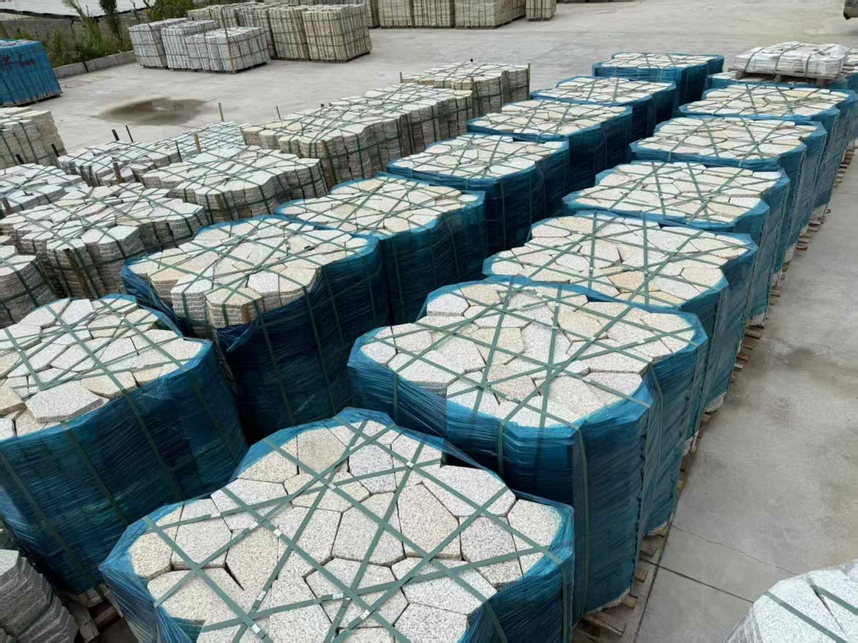 九江黄金麻冰裂纹 碎拼
